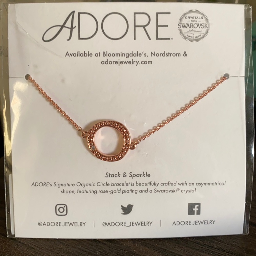Rose gold bracelet